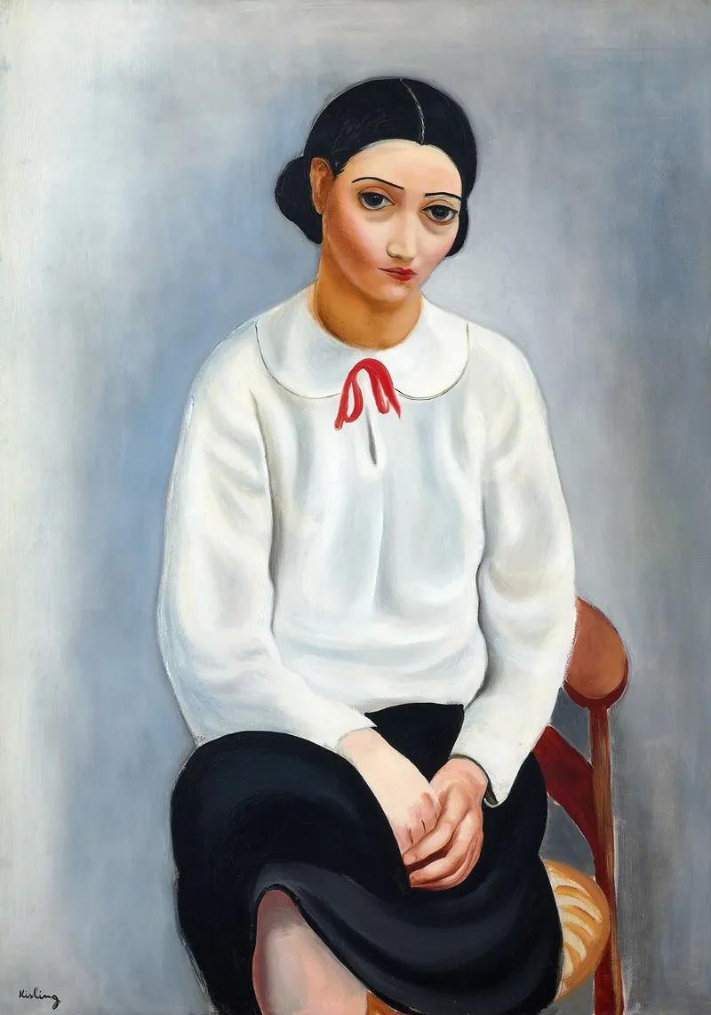 Femme Au Corsage Blanc 2