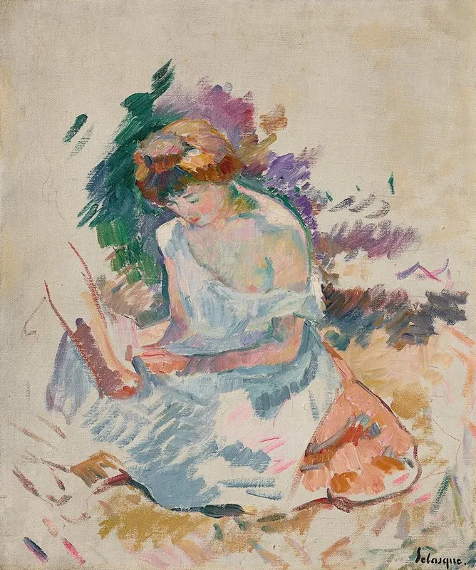 Femme Au Jardin