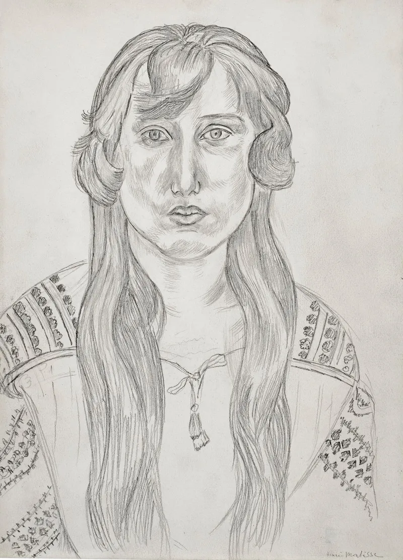 Femme Aux Cheveux Longs