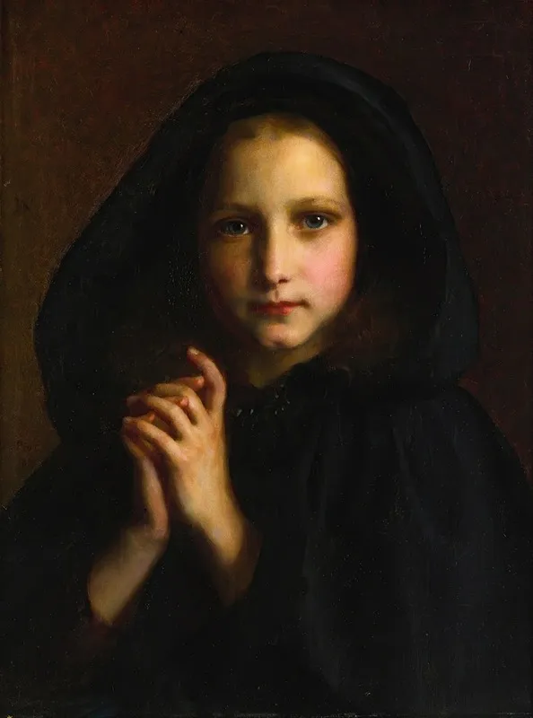 Femme Dans Un Manteau Wall Art by Etienne Adolphe Piot - High-Resolution Digital Print