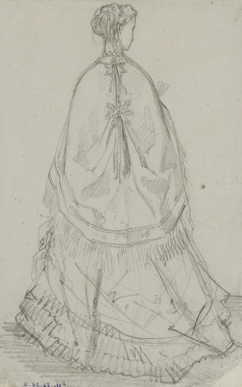 Femme De Vue De Dos