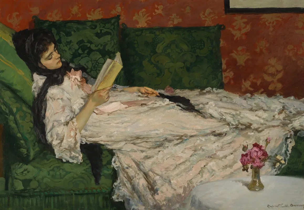 Femme Lisant Wall Art by Rupert Bunny - High-Resolution Digital Print