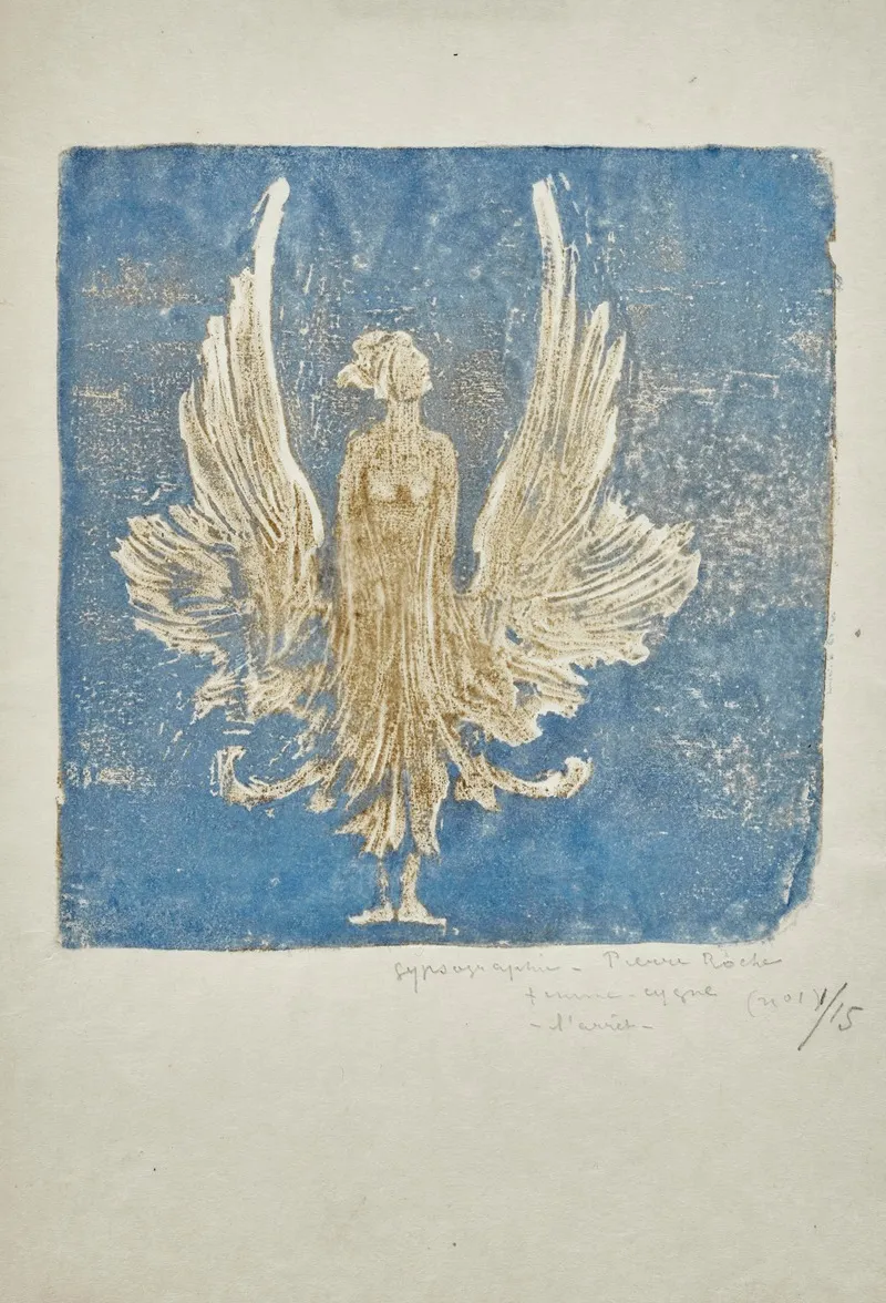 Femmes Cygnes Volantes Vi Planant