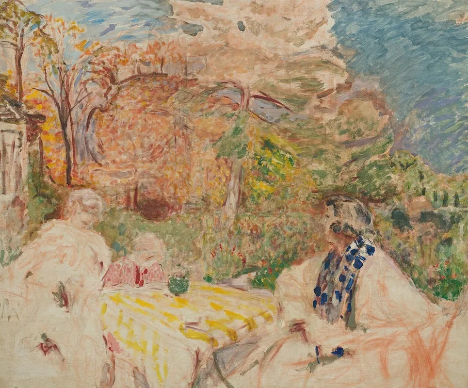 Femmes Et Enfant Au Clos Cezanne
