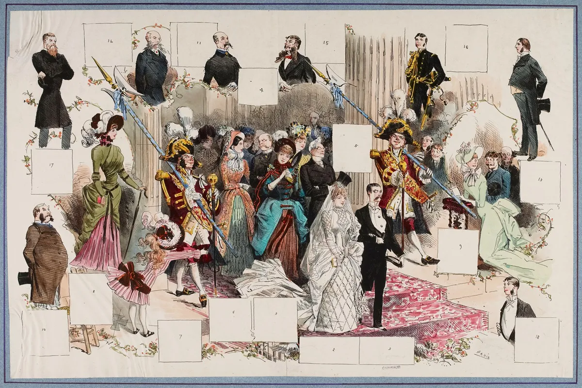 Femmes Et Mariage Wall Art by Sahib (Louis Ernest Lesage) - High-Resolution Digital Print
