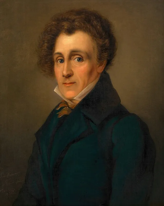 Ferdinand Raimund Schauspieler Und Dramatiker Wall Art by Friedrich Remde - High-Resolution Digital Print