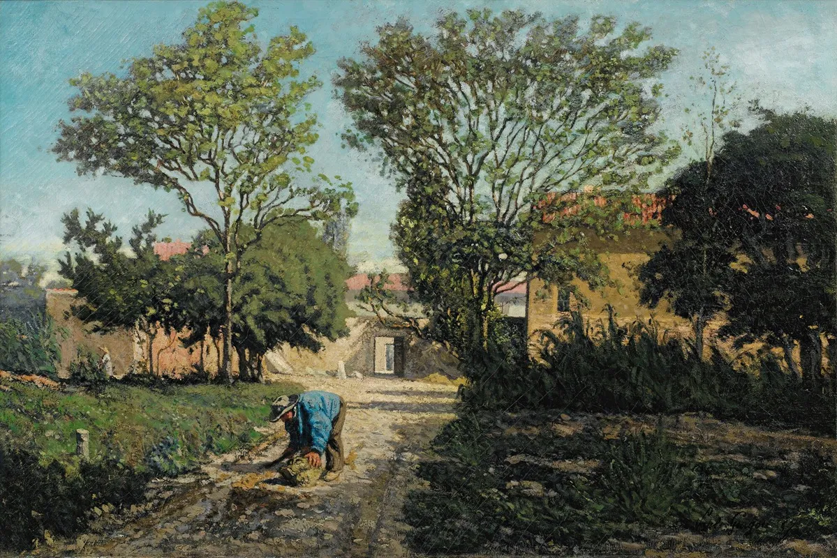 Ferme Aux Environs De Marseille Wall Art by Paul-Camille Guigou - High-Resolution Digital Print