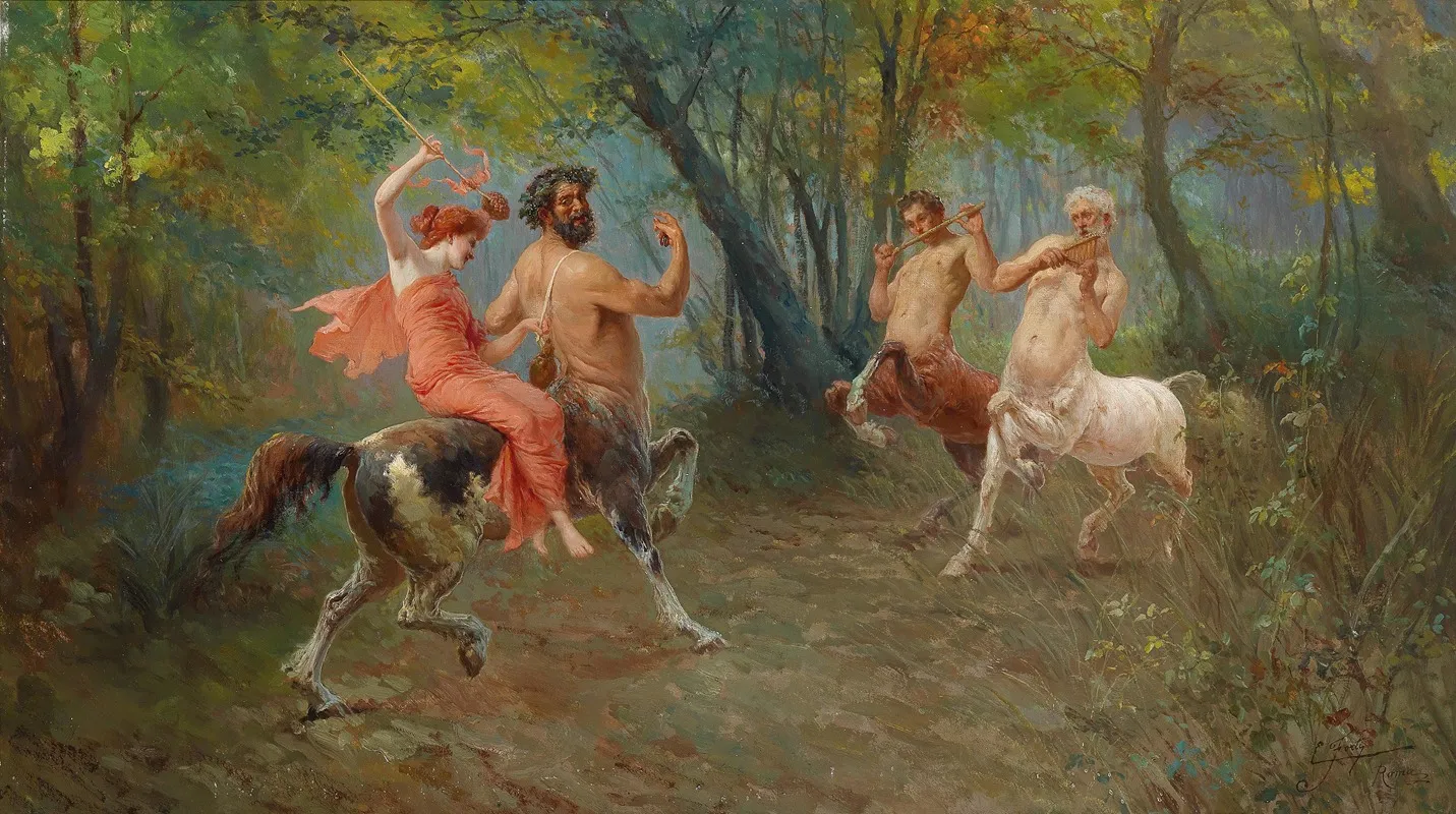 Fest Der Kentauren Wall Art by Ettore Forti - High-Resolution Digital Print