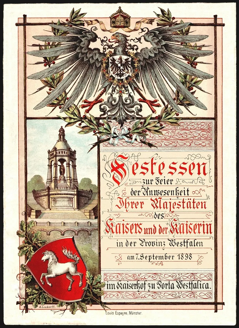 Festessen Kaiser Wilhelm Wall Art by A. Ludorff - High-Resolution Digital Print