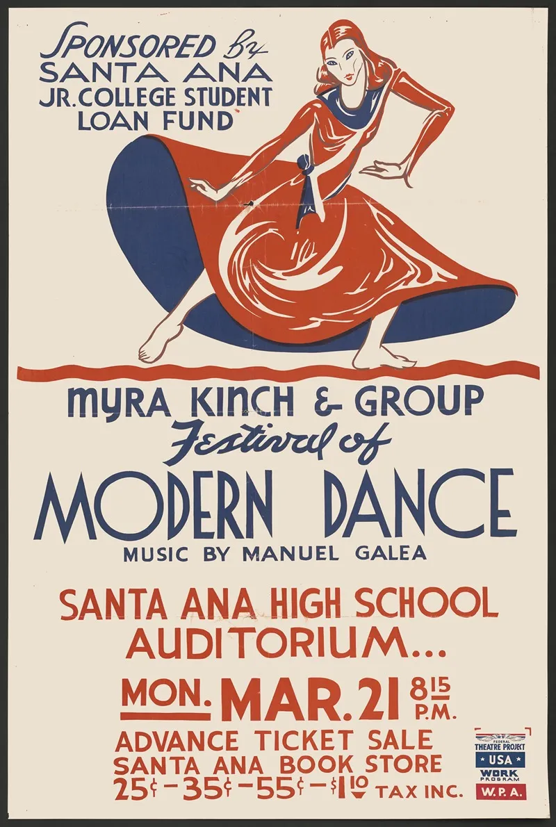 Festival Of Modern Dance Wall Art by Anonymous - High-Resolution Digital Print
