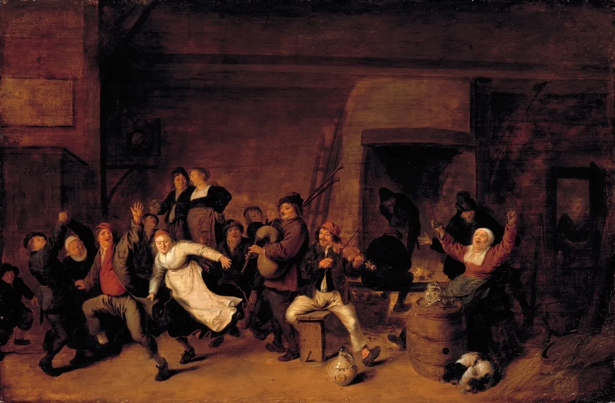 Festive Scene Wall Art by Jan Miense Molenaer - High-Resolution Digital Print