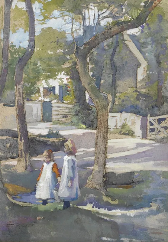 Fetching Water Wall Art by Elizabeth Adela Forbes - High-Resolution Digital Print