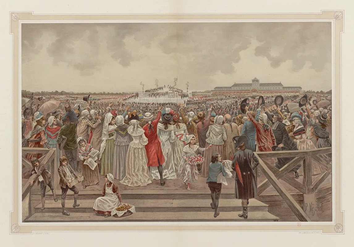 Fete De La Federation Wall Art by Pierre Méjanel - High-Resolution Digital Print