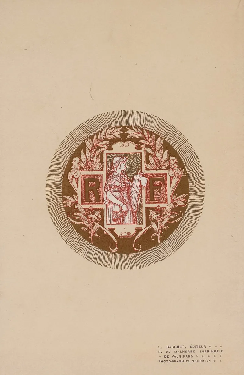 Fete Du 3 Novembre 1900 Programme Wall Art by Fernand Fau - High-Resolution Digital Print