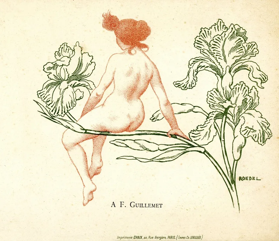Fete Du Printemps by Auguste Roedel - High-Resolution Digital Print