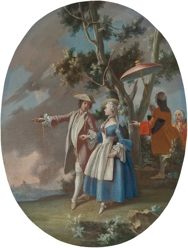 Fetes Galante 4 Wall Art by Filippo Falciatore - High-Resolution Digital Print