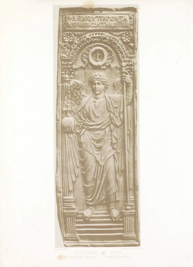 Feuille De Diptyque Travail Byzantin Wall Art by Joseph Rose Lemercier - High-Resolution Digital Print