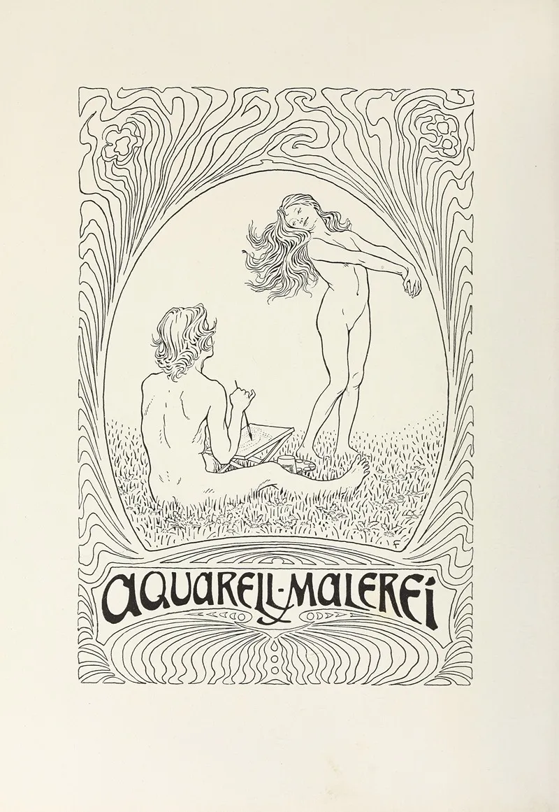 Fidus Serie Zwölf Illustrationen Pl 06 Wall Art by Hugo Höppener (Fidus) - High-Resolution Digital Print