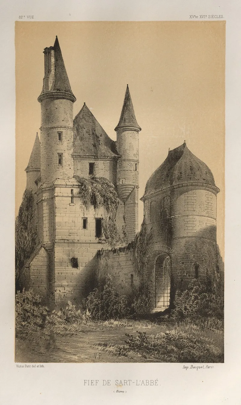 Fief De Sart Labbe Aisne Wall Art by Victor Petit - High-Resolution Digital Print