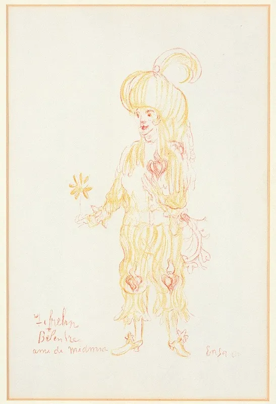 Fifrelin Wall Art by James Ensor - High-Resolution Digital Print