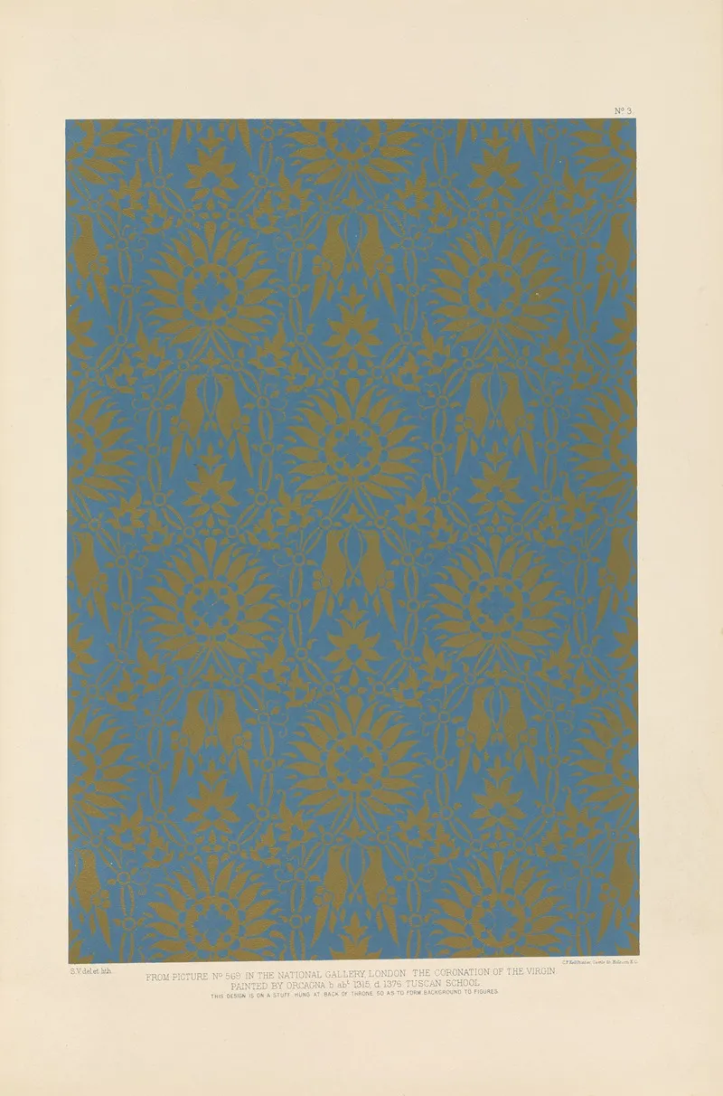 Fifteenth Century Italian Ornament Pl 03 Wall Art by Sydney Vacher - High-Resolution Digital Print