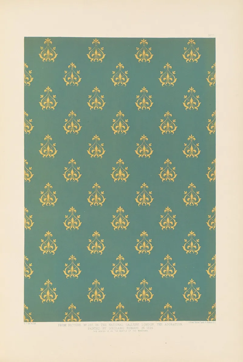 Fifteenth Century Italian Ornament Pl 07 Wall Art by Sydney Vacher - High-Resolution Digital Print