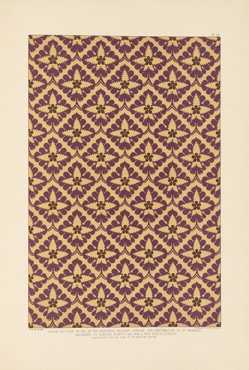 Fifteenth Century Italian Ornament Pl 29 Wall Art by Sydney Vacher - High-Resolution Digital Print