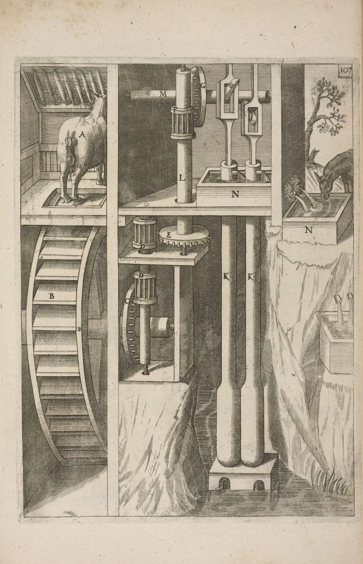 Fig Cvii Antlia Duplex Cum Pateotrocho Wall Art by Georg Andreas Böckler - High-Resolution Digital Print