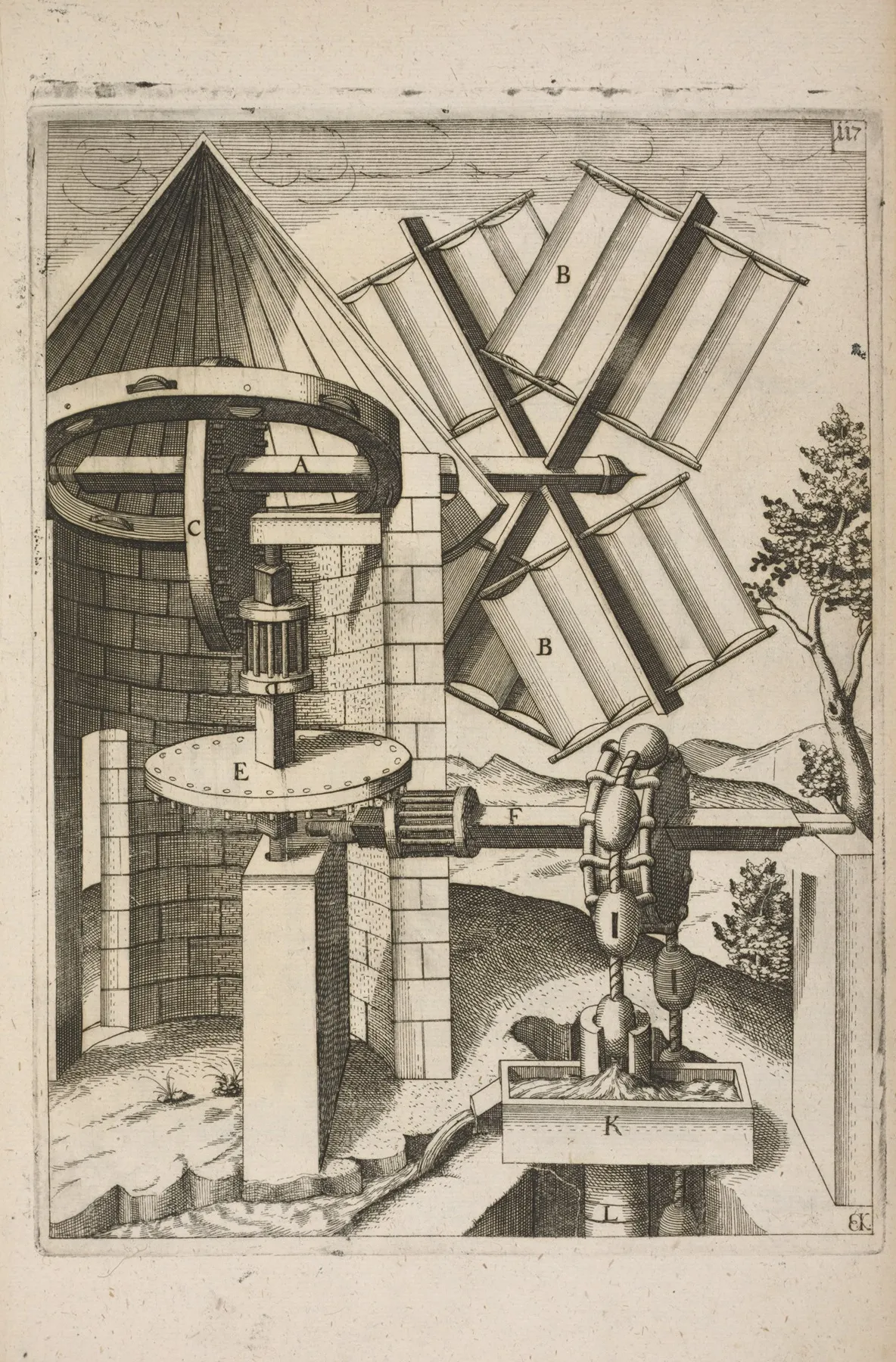 Fig Cxvii Haustrum Simplex Per Sphaeras Wall Art by Georg Andreas Böckler - High-Resolution Digital Print