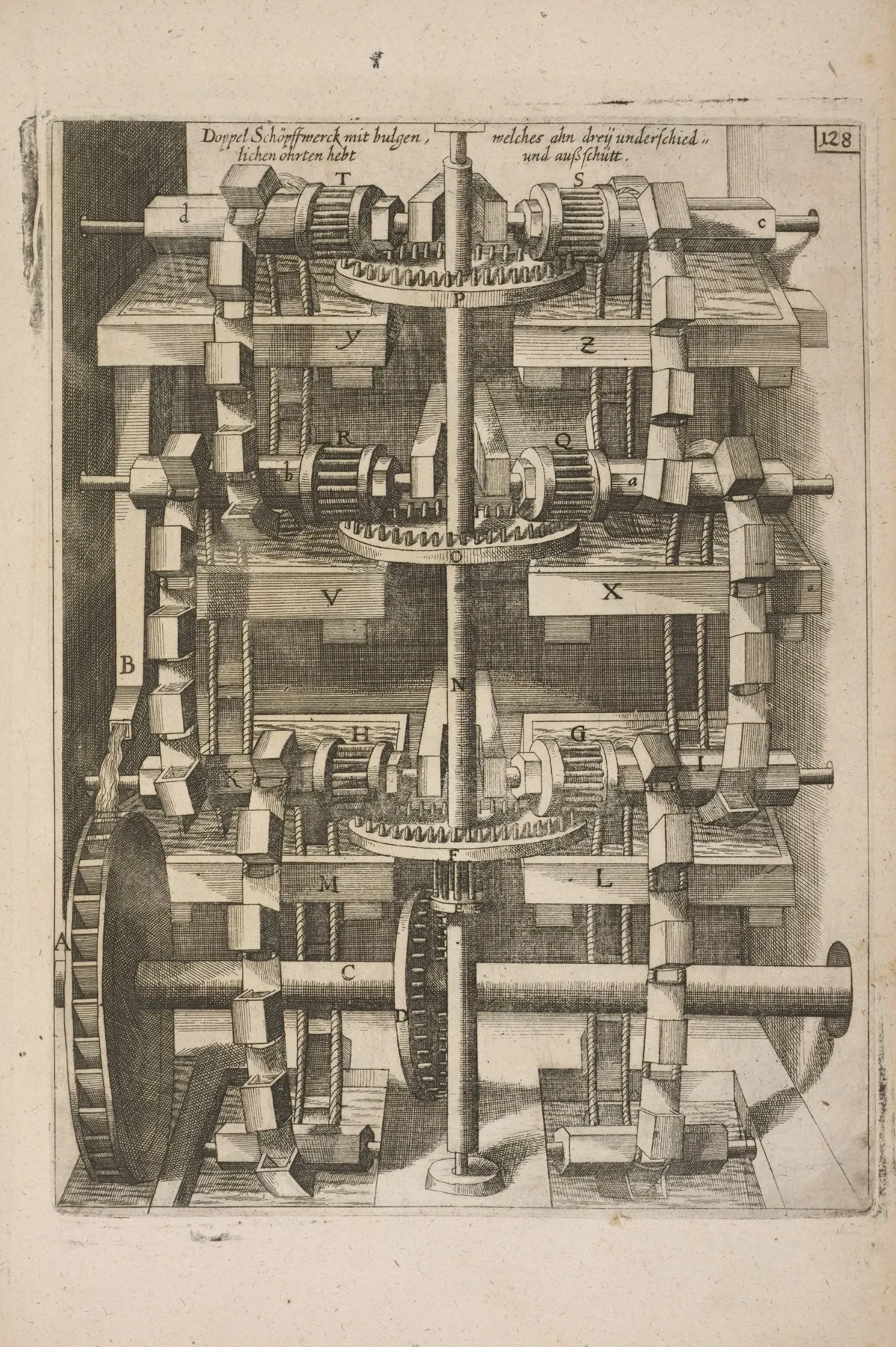 Fig Cxxiix Haustrum Sextuplex Per Capsulas Wall Art by Georg Andreas Böckler - High-Resolution Digital Print