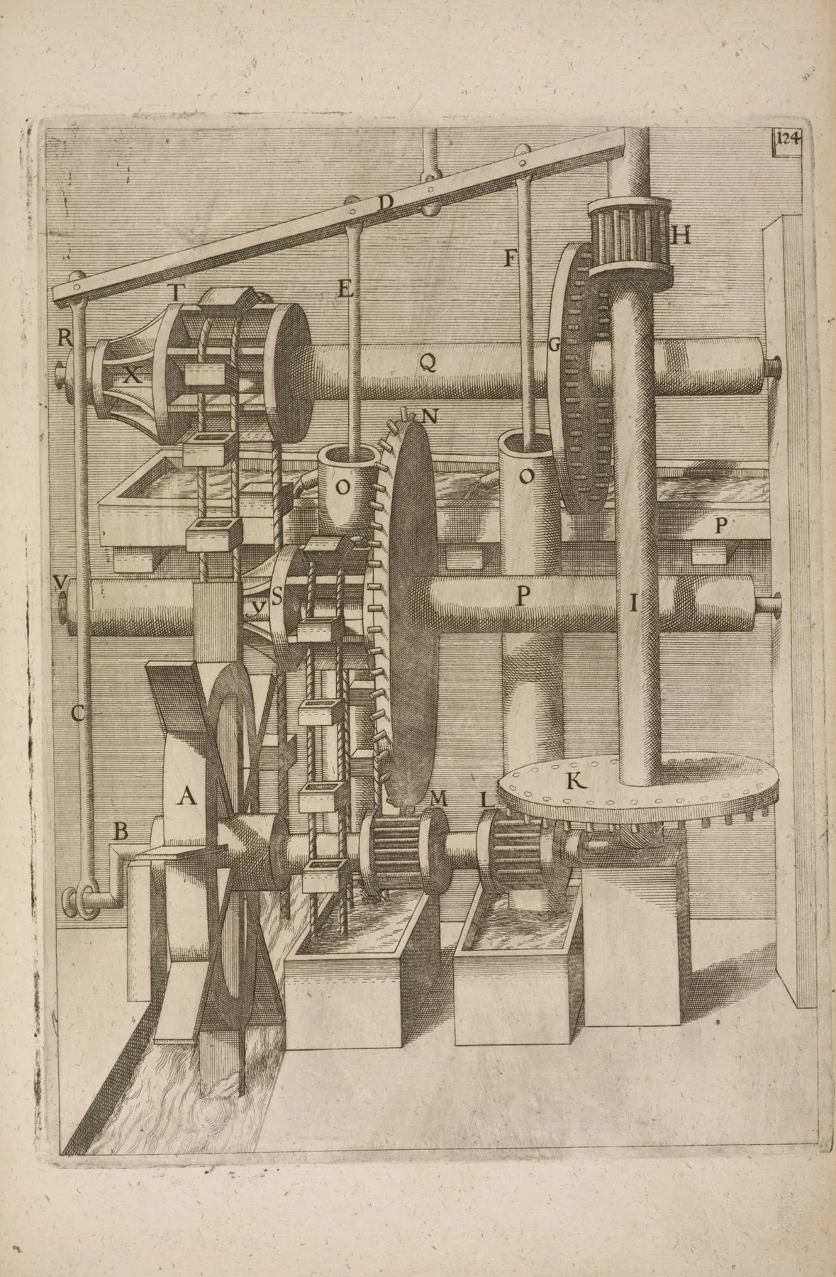 Fig Cxxiv Haustrum Antlergon Wall Art by Georg Andreas Böckler - High-Resolution Digital Print