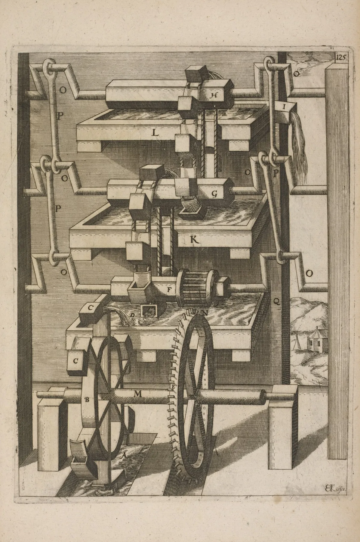 Fig Cxxv Haustrum Triplex Cum Quadratis Capsulis Wall Art by Georg Andreas Böckler - High-Resolution Digital Print