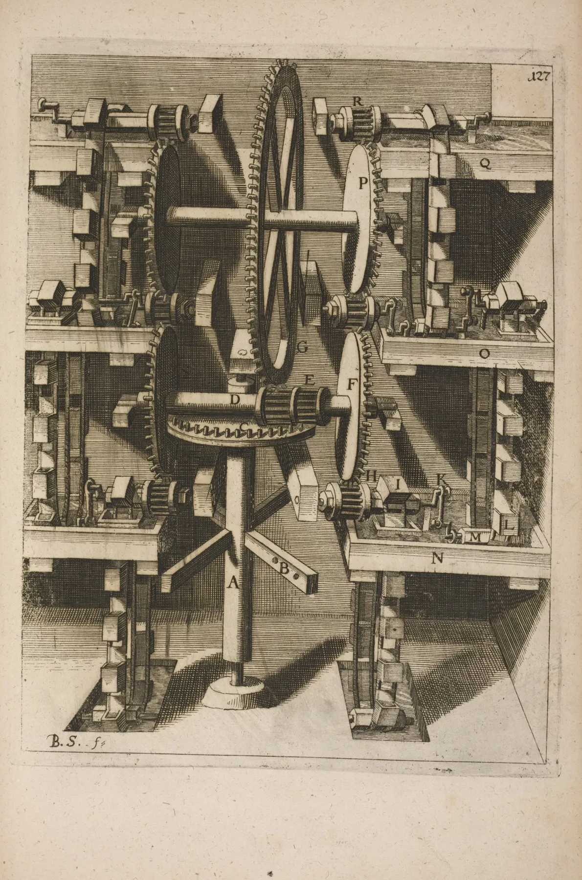 Fig Cxxvii Haustrum Sextuplex Cum Capsulis Wall Art by Georg Andreas Böckler - High-Resolution Digital Print