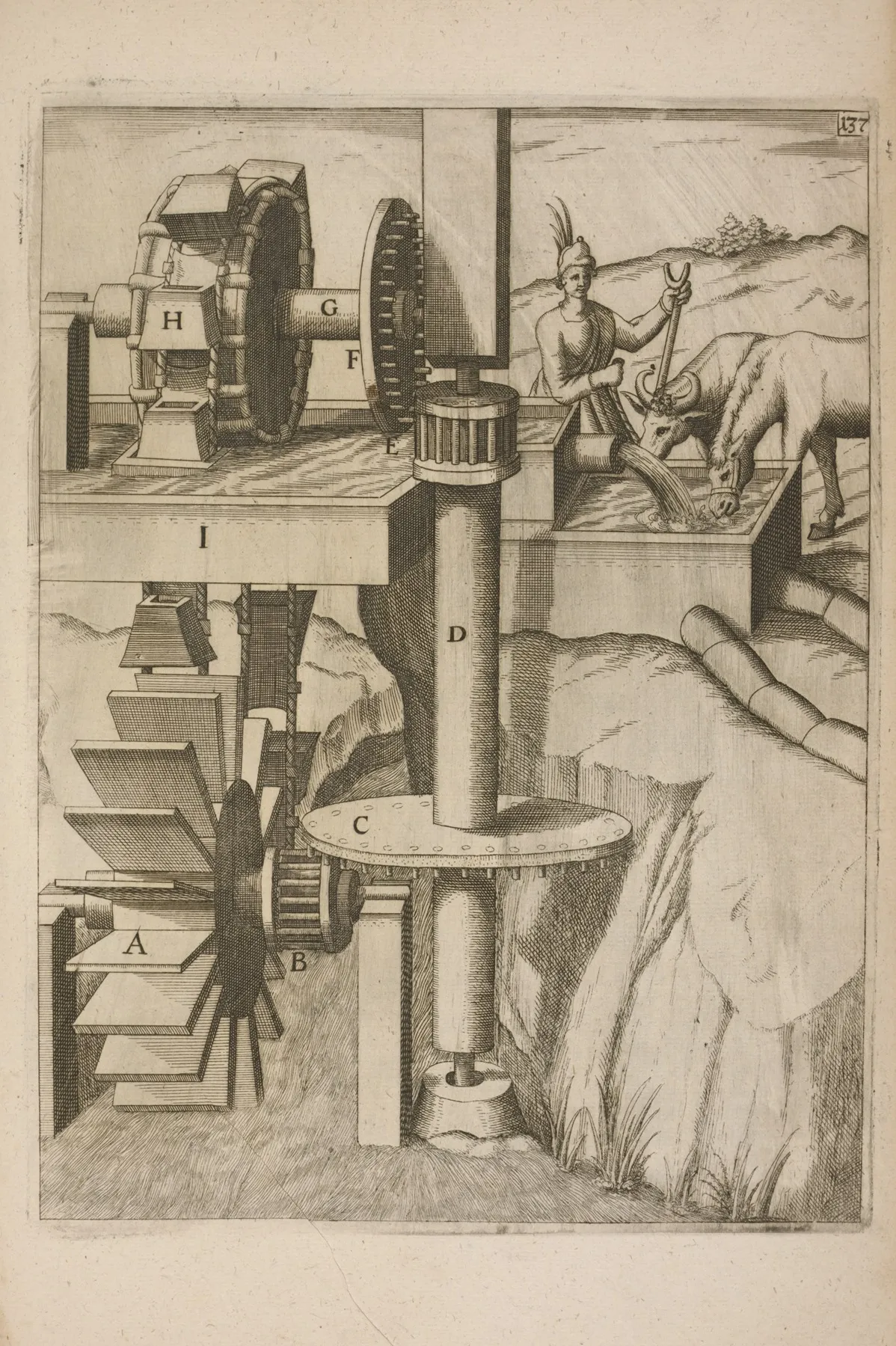 Fig Cxxxvii Haustrum Per Utres Wall Art by Georg Andreas Böckler - High-Resolution Digital Print