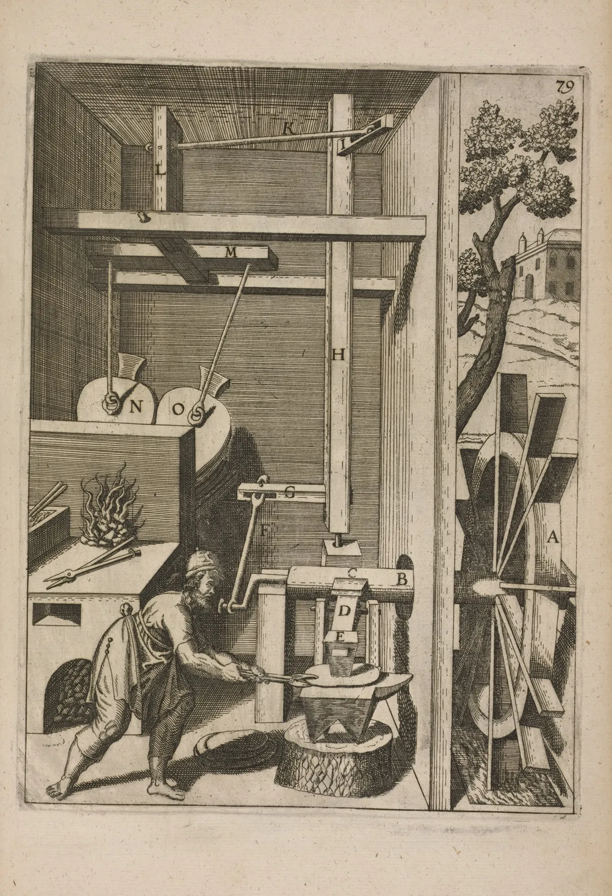 Fig Lxxix Sphyromylos Pneumaticos Wall Art by Georg Andreas Böckler - High-Resolution Digital Print