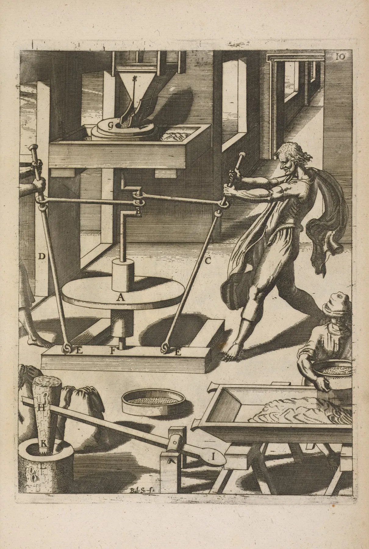 Fig X Chiromylos Frumentarius Wall Art by Georg Andreas Böckler - High-Resolution Digital Print