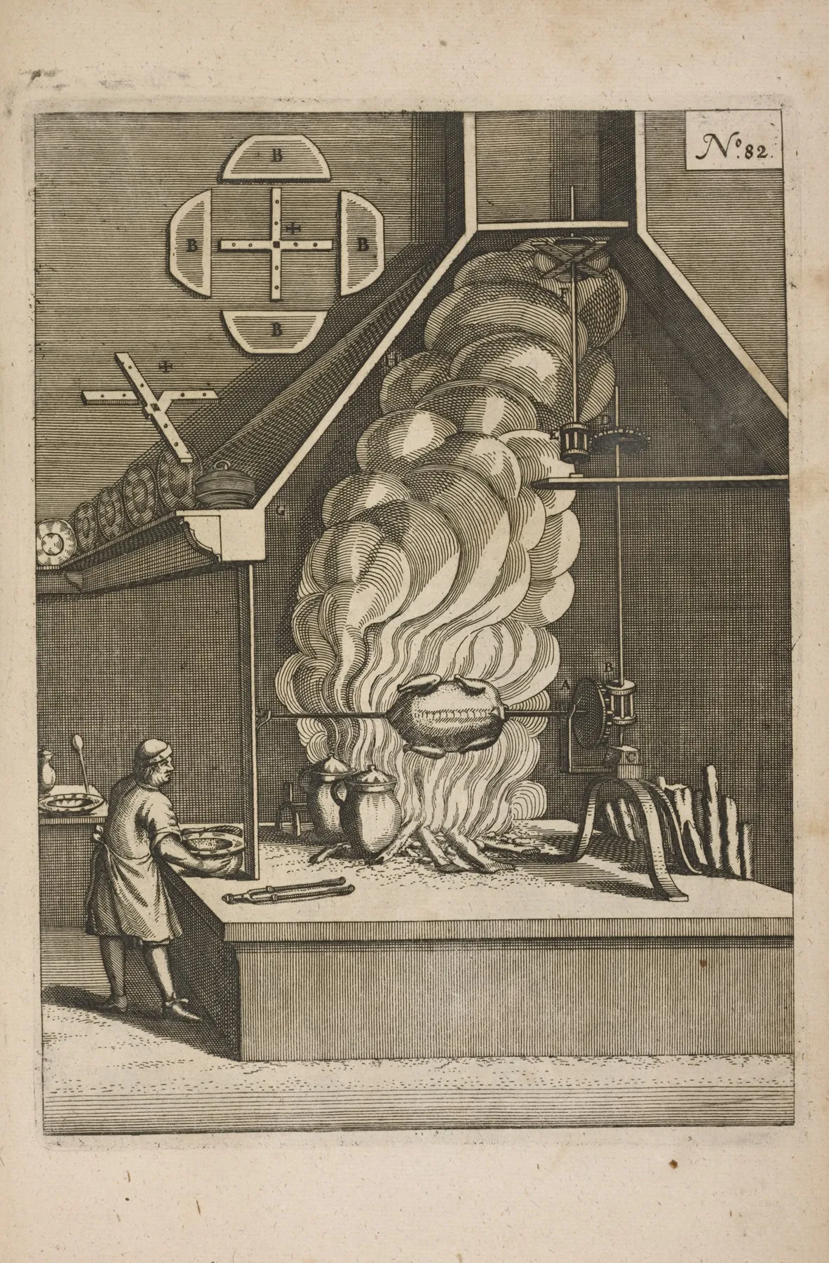 Fig Xxcii Veruvertebra Per Calorem Wall Art by Georg Andreas Böckler - High-Resolution Digital Print