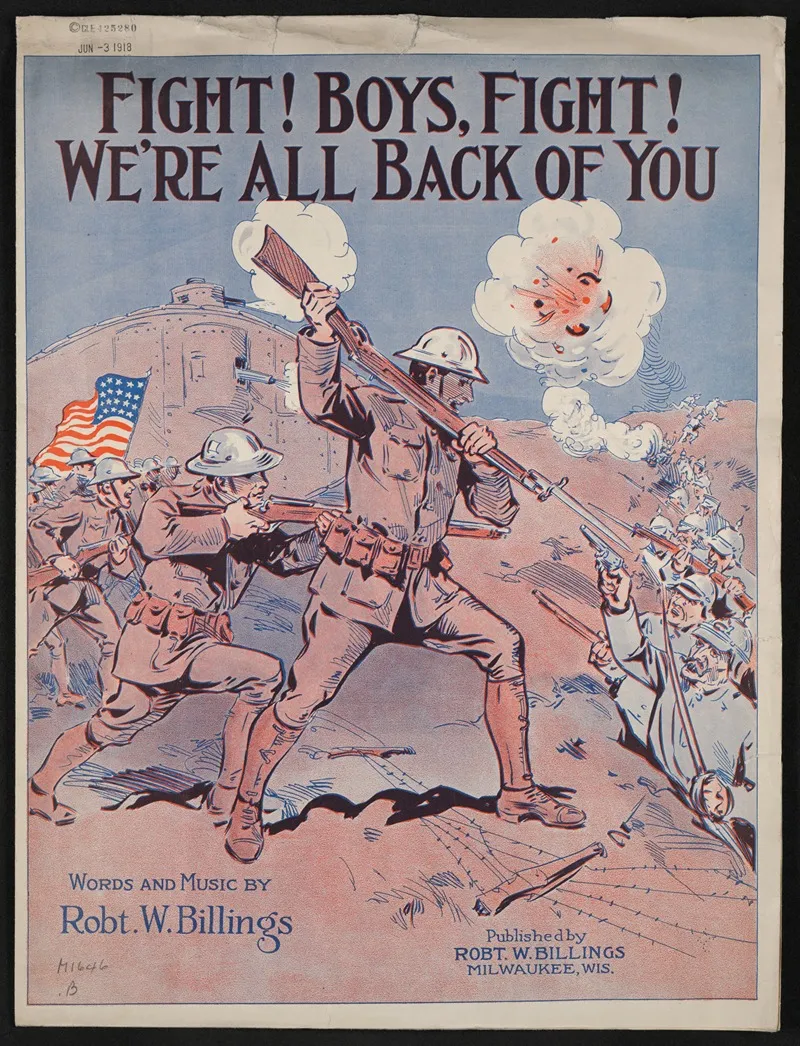 Fight Boys Fight Were All Back Of You Wall Art by Anonymous - High-Resolution Digital Print