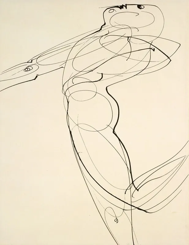 Figure Bending Backwards