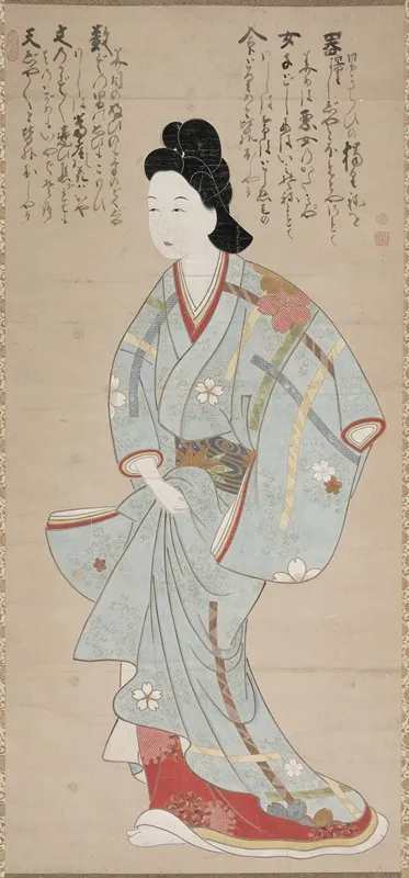 Figure Of A Woman 3 Wall Art by Hakuin Ekaku - High-Resolution Digital Print