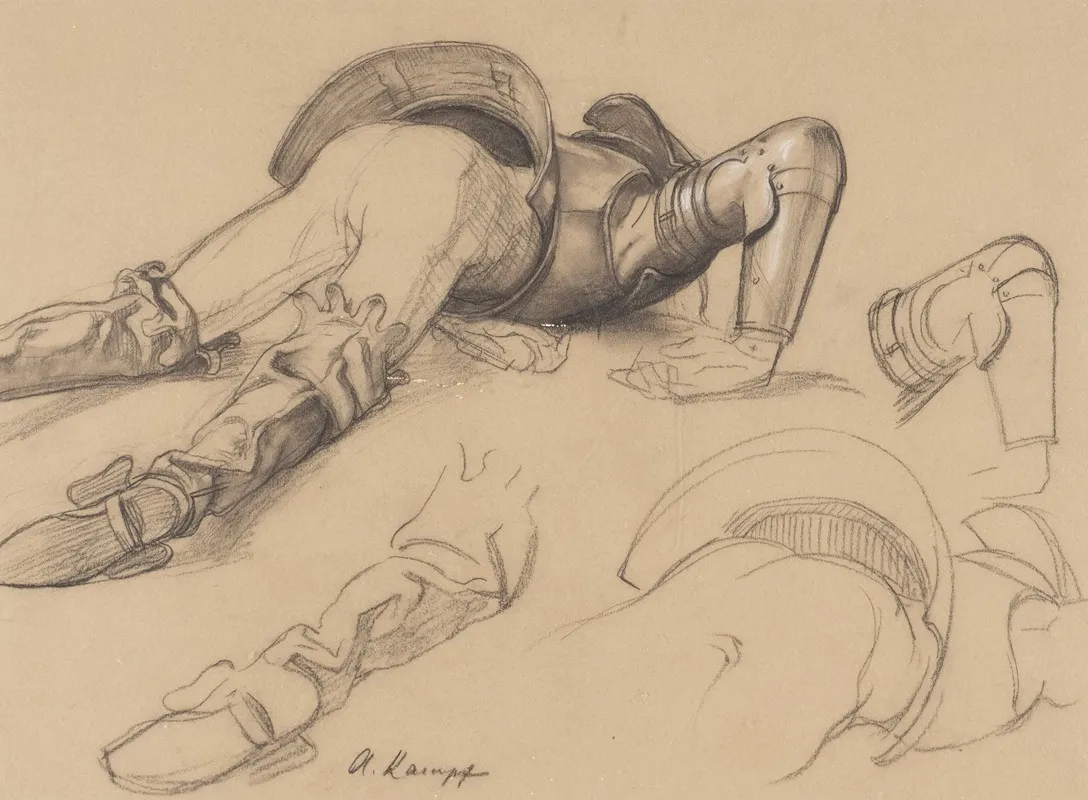 Figure Studies 28 Wall Art by Arthur Kampf - High-Resolution Digital Print