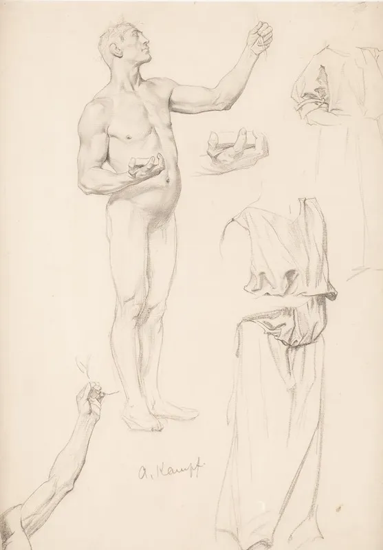 Figure Studies 29 Wall Art by Arthur Kampf - High-Resolution Digital Print
