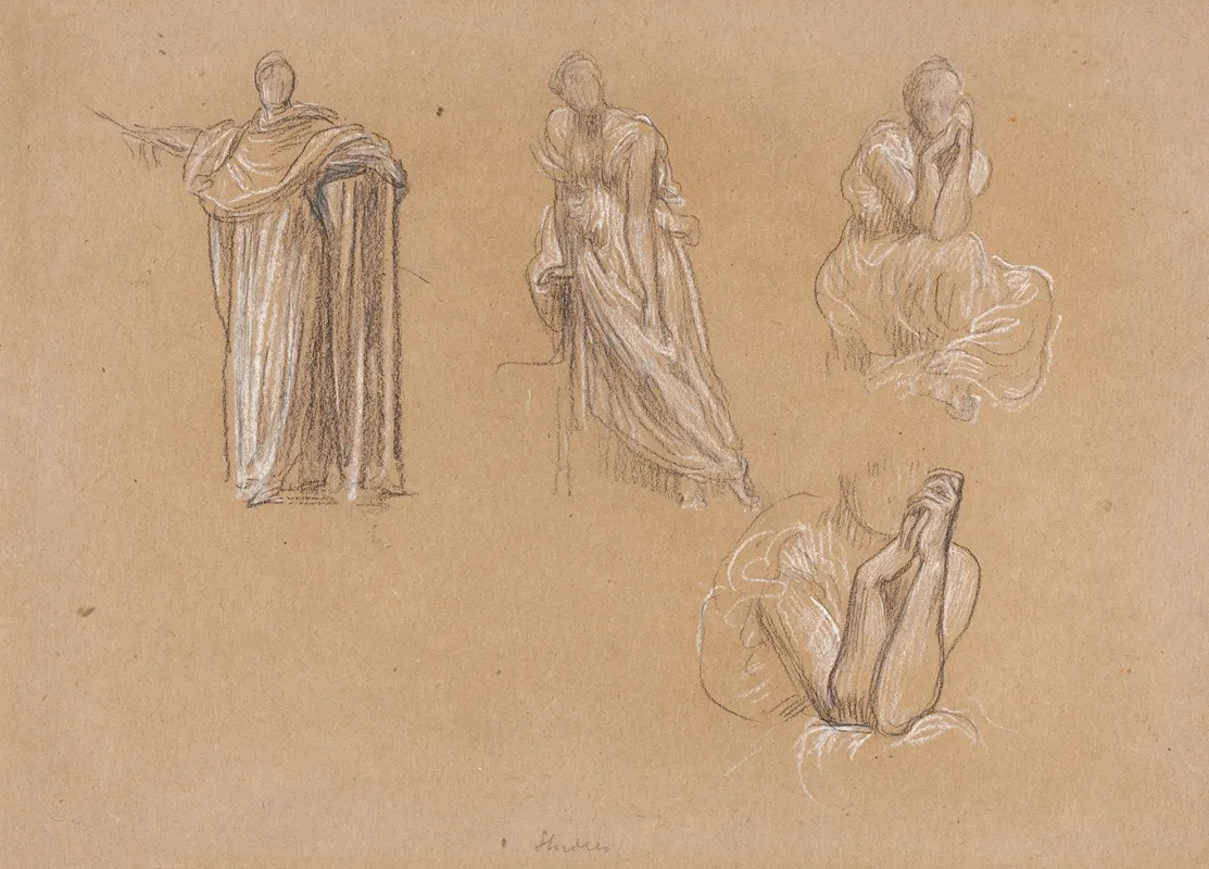 Figure Studies 7 Wall Art by Frederic Leighton - High-Resolution Digital Print