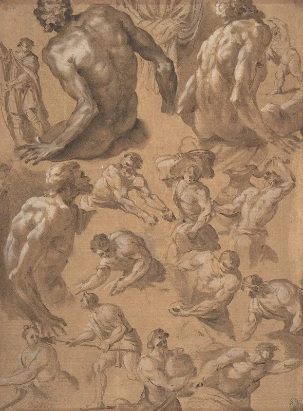 Figure Studies 8 Wall Art by Eduard Dubois - High-Resolution Digital Print