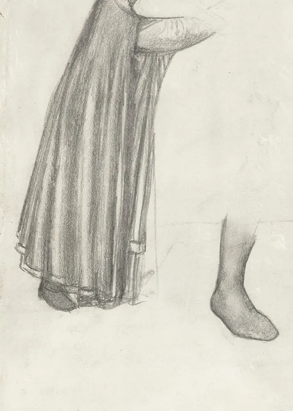 Figure Studies For Clerk Saunders