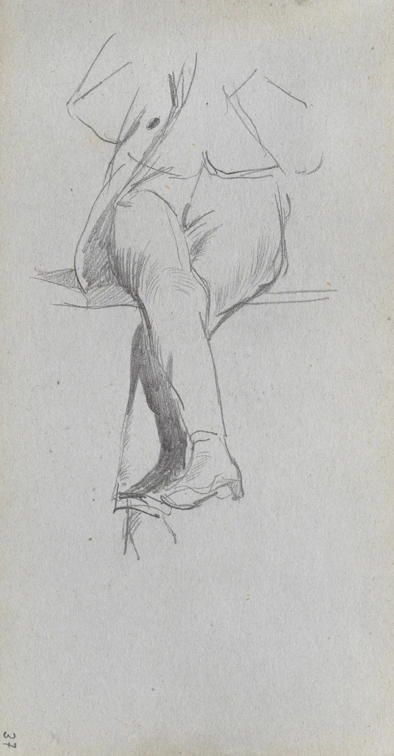 Figure Study Crossed Legs