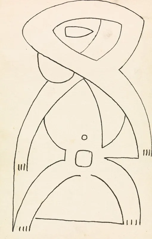 Figure Study For A Relief Design