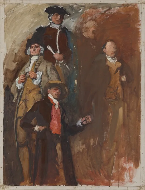 Figure Study For The Apotheosis Of Pennsylvania House Of Representatives Chamber Pennsylvania State Capitol Harrisburg