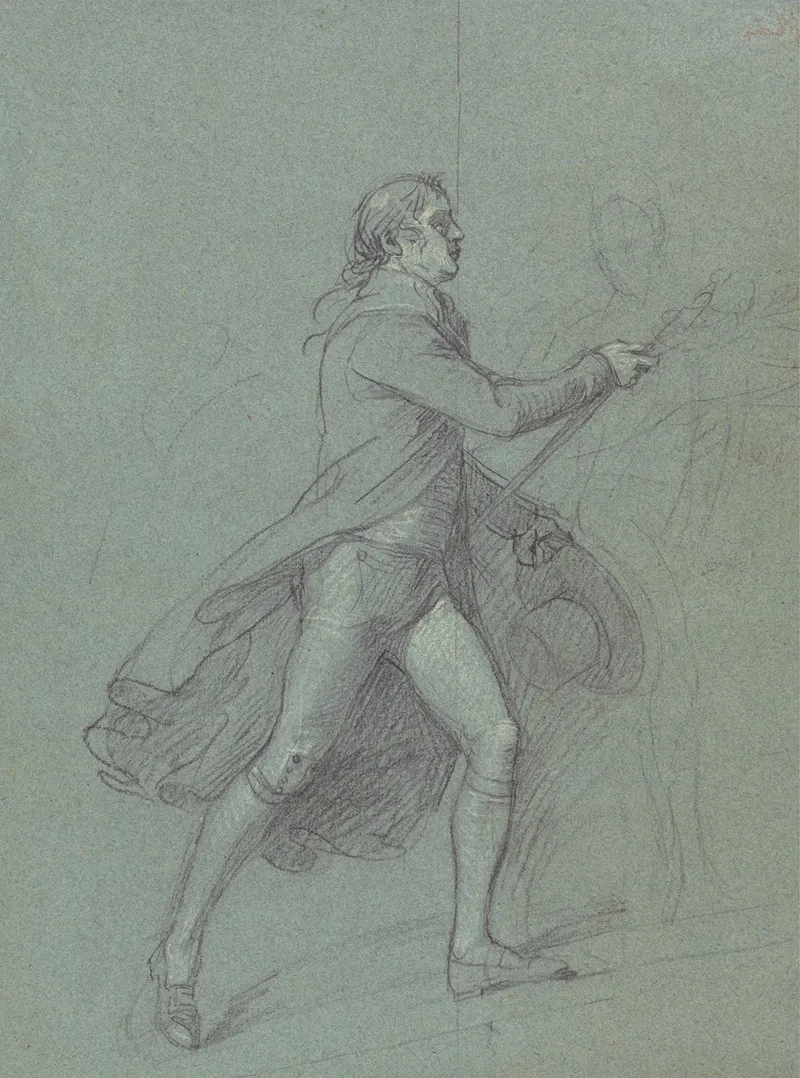Figure Study For The Painting Of Victory Of Lord Duncan Study For The Figure Of Admiral De Winter