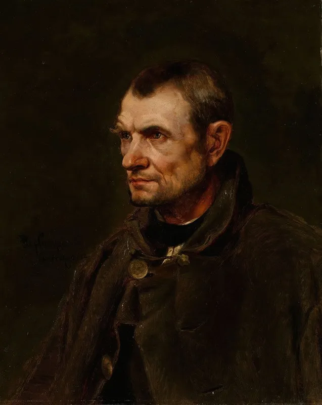 Figure Study Of The Farmer Florian Killian